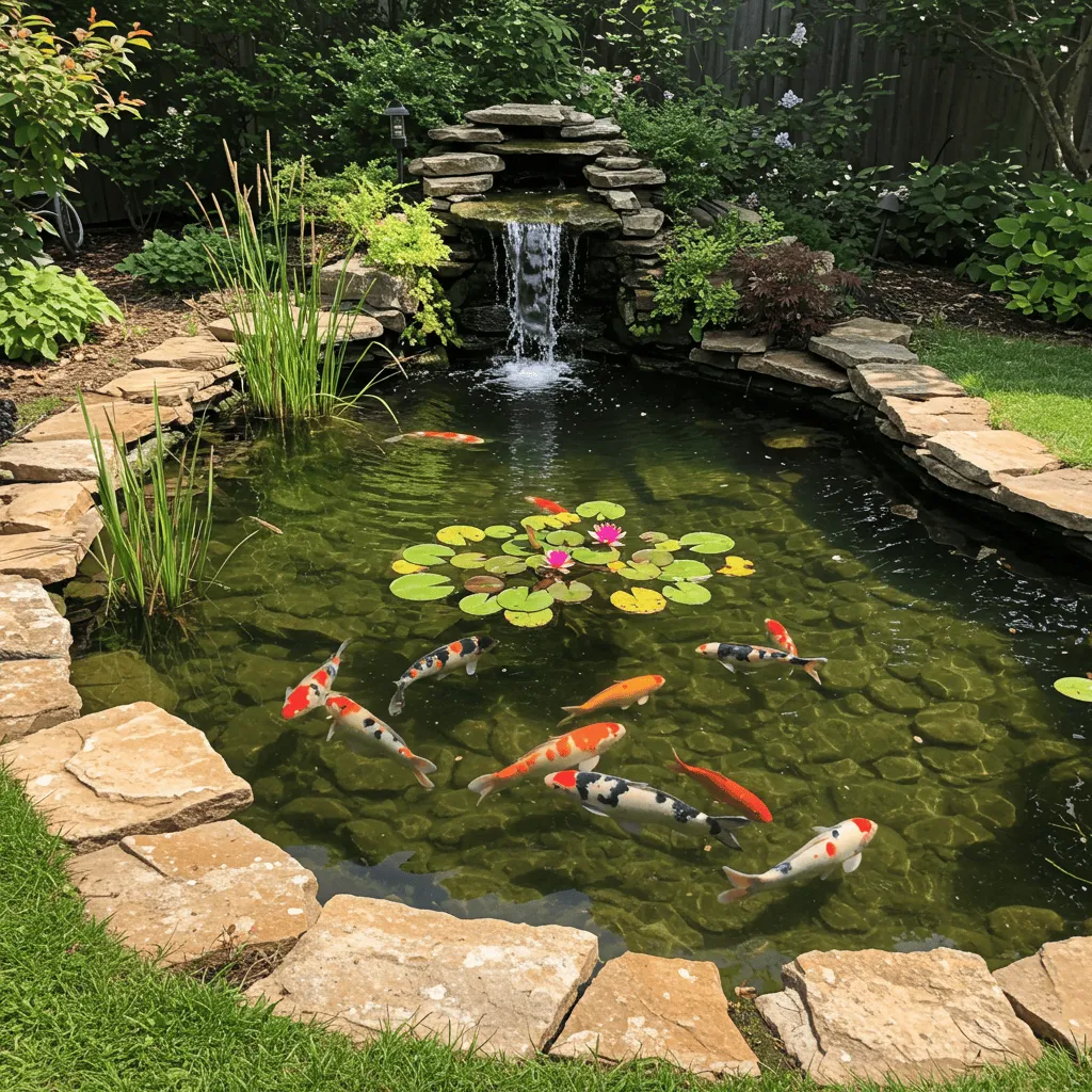 Koi Pond Setup